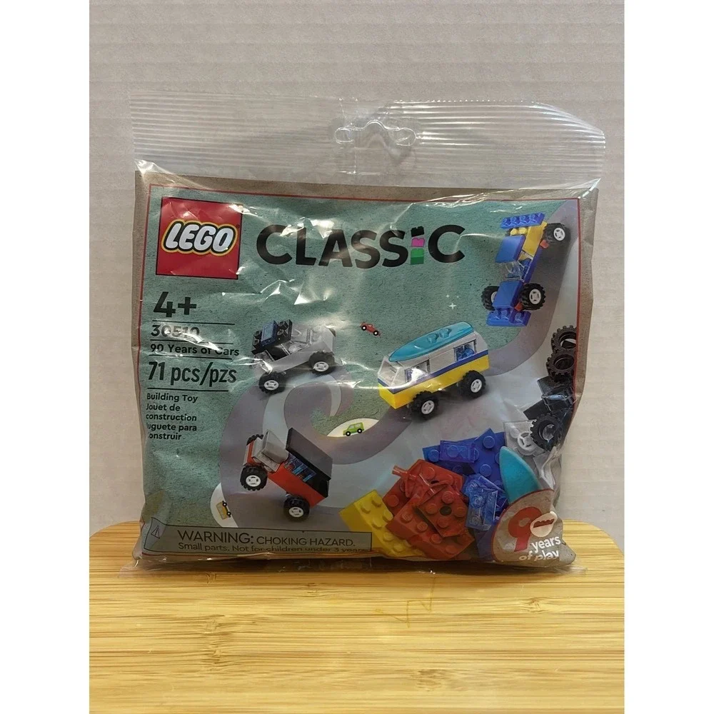 LEGO Classic: 90 Years of Cars 30510 Yellow Surfer Van 71‎ pcs